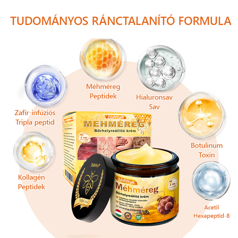 ✨ ZödVita® Méhméreg Bőr Helyreállító Krém 🔥 Magyar fejlesztés, magyarországi gyártás és szállítás