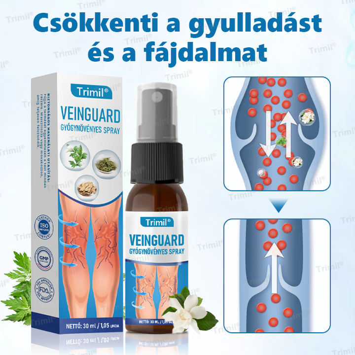 🟢Trimil® VeinGuard Gyógynövényes Spray - ✅ Klinikailag bizonyított, hogy mindössze 7 nap alatt megszünteti a visszereket!