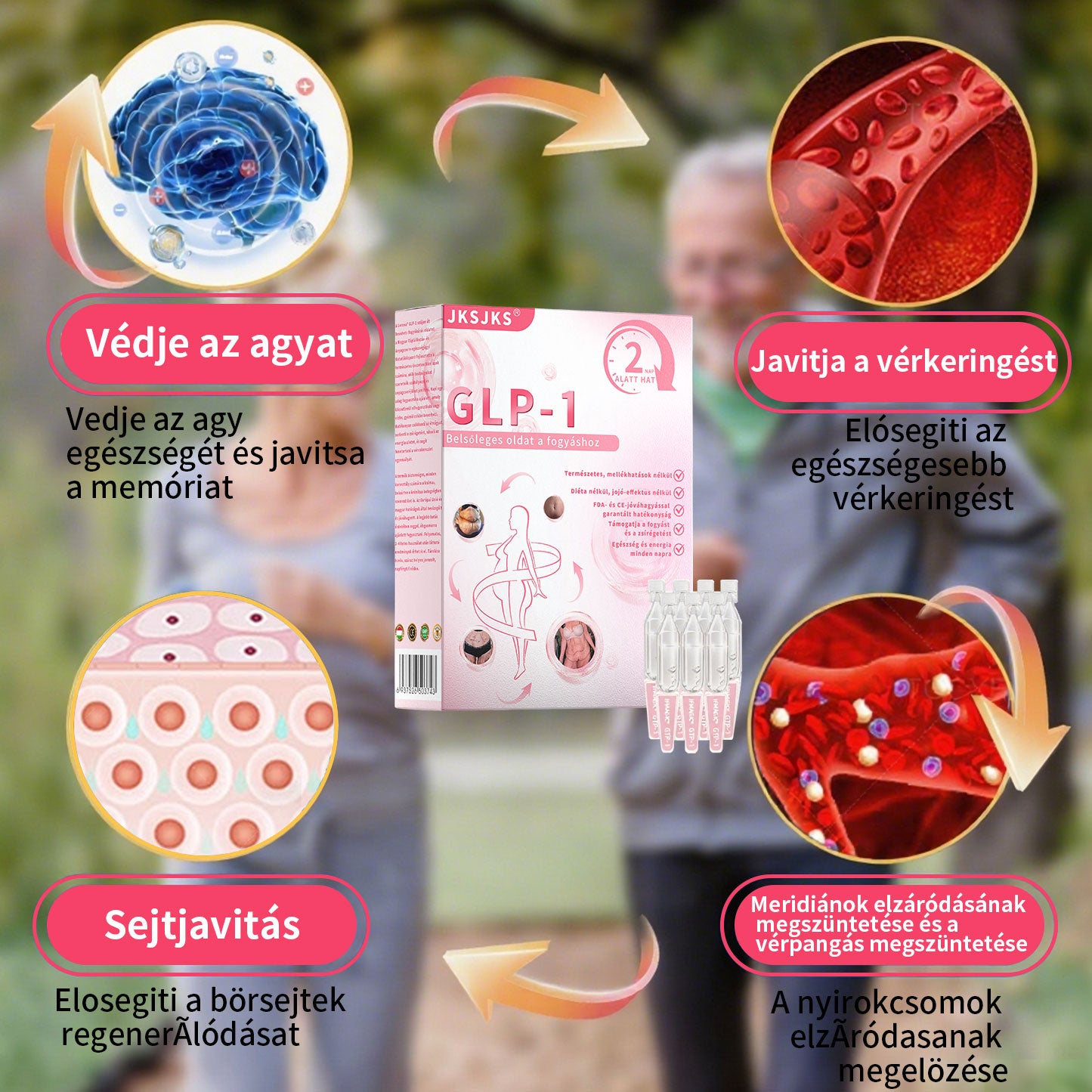 Mayo Klinika által ajánlott | 💪💪💪JKSJKS® Meglutide GLP-1 Aktiváló Oralis Oldat – Tartalmaz moringát, NAD+-t és yerba matét, természetes támogatás fogyáshoz, öregedésgátláshoz és cukoranyagcseréhez (Copy)