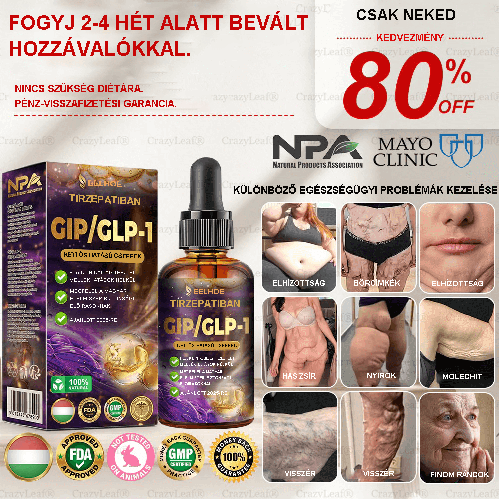 🍎Clinica Cleveland și Mayo | Picături Tirzepatide GIP/GLP-1 cu acțiune dublă pentru slăbit și îmbunătățirea sănătății (Arzător de grăsimi de calitate alimentară – Dezvoltat de Societatea pentru Obezitate)