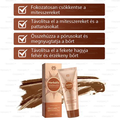 🌿FRISSARC™ fehérítő és folteltávolító arcmaszk – Természetes összetevők tartósan eltüntetik a foltokat, szeplőket és napfoltokat.